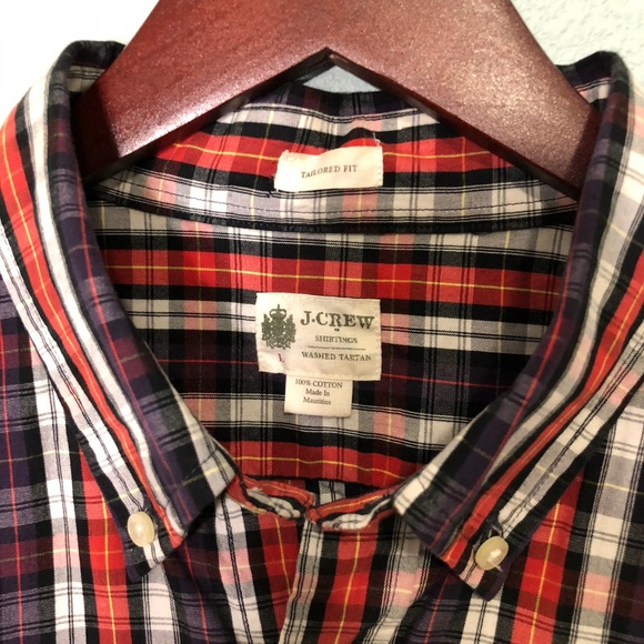 J. Crew Men's plaid button down shirt - Picture 3 of 5